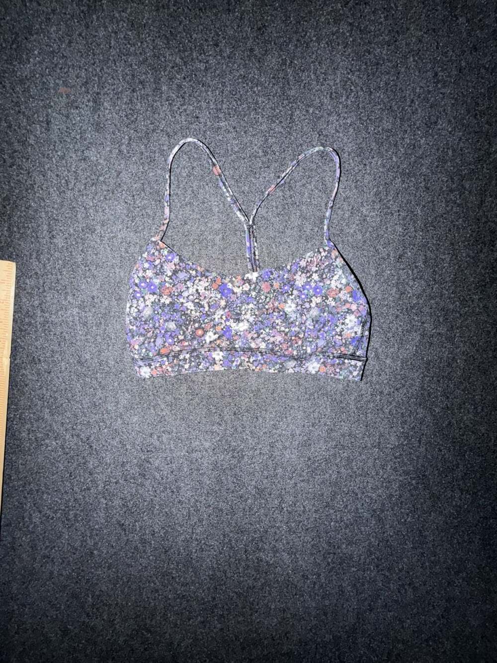 Lululemon‎ Floral Print Racerback Sports Bra